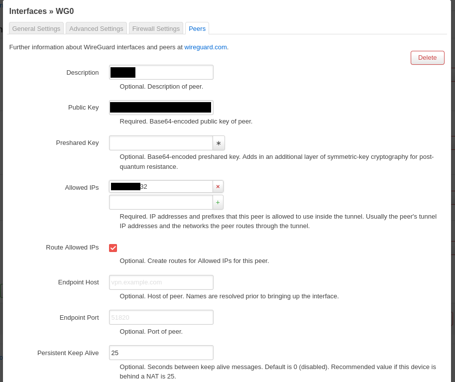 openwrt-wireguard-peers